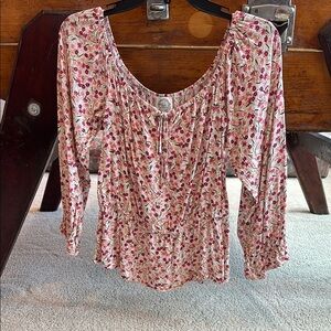 Floral Pink Women's Top